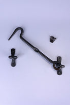 Hand-Forged Hook and Eye Cabin Fastener, Beeswax — view 6, G Decor