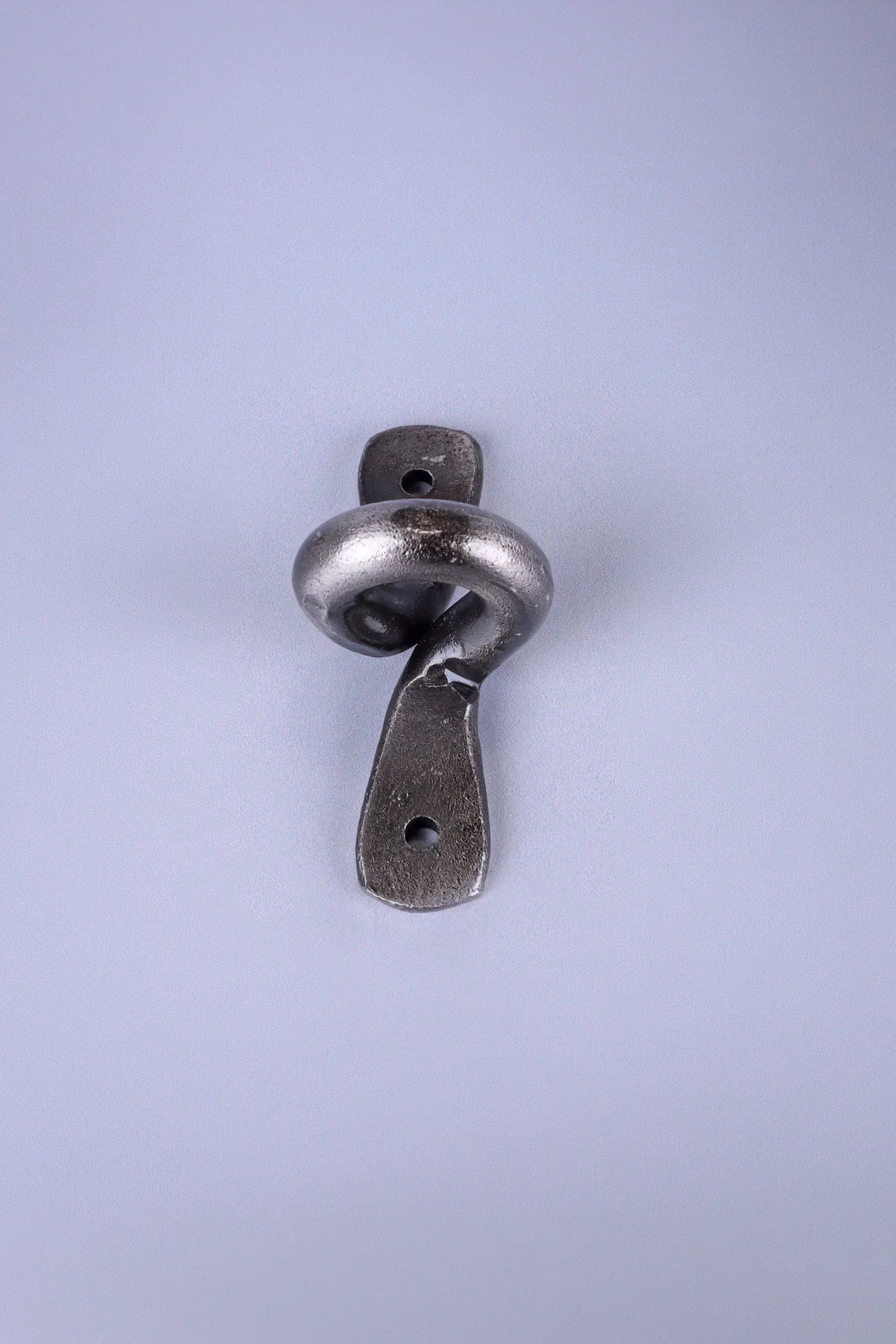 Hand-Forged Hook and Eye Cabin Fastener, Pewter — view 9, G Decor