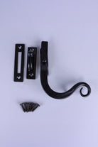 Hand-Forged Monkey Tail Window Fastener, Black — view 5, G Decor