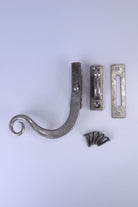 Hand-Forged Monkey Tail Window Fastener, Pewter — view 5, G Decor