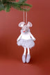 Fashion Mice Besties Fluffy Felt Christmas Tree Hanging Ornaments — view 5, G Decor