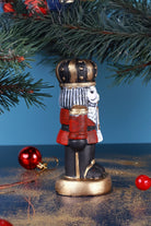 Nutcracker Hand-Painted Christmas Decorative Candle — lifestyle view, G Decor