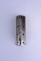 Pair of Hand-Forged Iron H Hinges, Pewter — view 5, G Decor