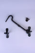 Hand-Forged Hook and Eye Cabin Fastener, Beeswax — view 5, G Decor