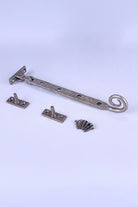 Hand-Forged Monkey Tail Window Stay, Pewter — view 5, G Decor