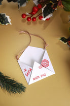 Magical Santa Letter Envelope Christmas Tree Hanging Decoration — view 5, G Decor