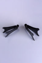 Pair of Hand-Forged Iron Butterfly Hinges, Beeswax — lifestyle view, G Decor