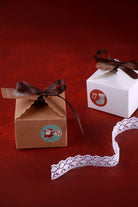 Eco-Friendly 24 Holiday Ribbon Gift Boxes DIY Advent Calendar Set — lifestyle view, G Decor