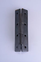Pair of Hand-Forged Iron H Hinges, Beeswax — view 5, G Decor