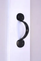 Coinbase Hand-Forged Iron Pull Handle in Black — lifestyle view, G Decor