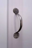 Coinbase Hand-Forged Pewter Pull Handle — close-up view, G Decor