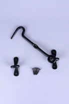 Hand-Forged Hook and Eye Cabin Fastener, Black — view 5, G Decor