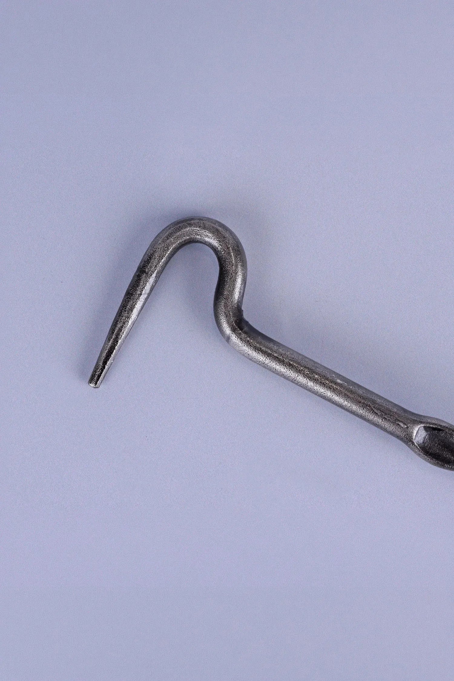Hand-Forged Hook and Eye Cabin Fastener, Pewter — view 7, G Decor