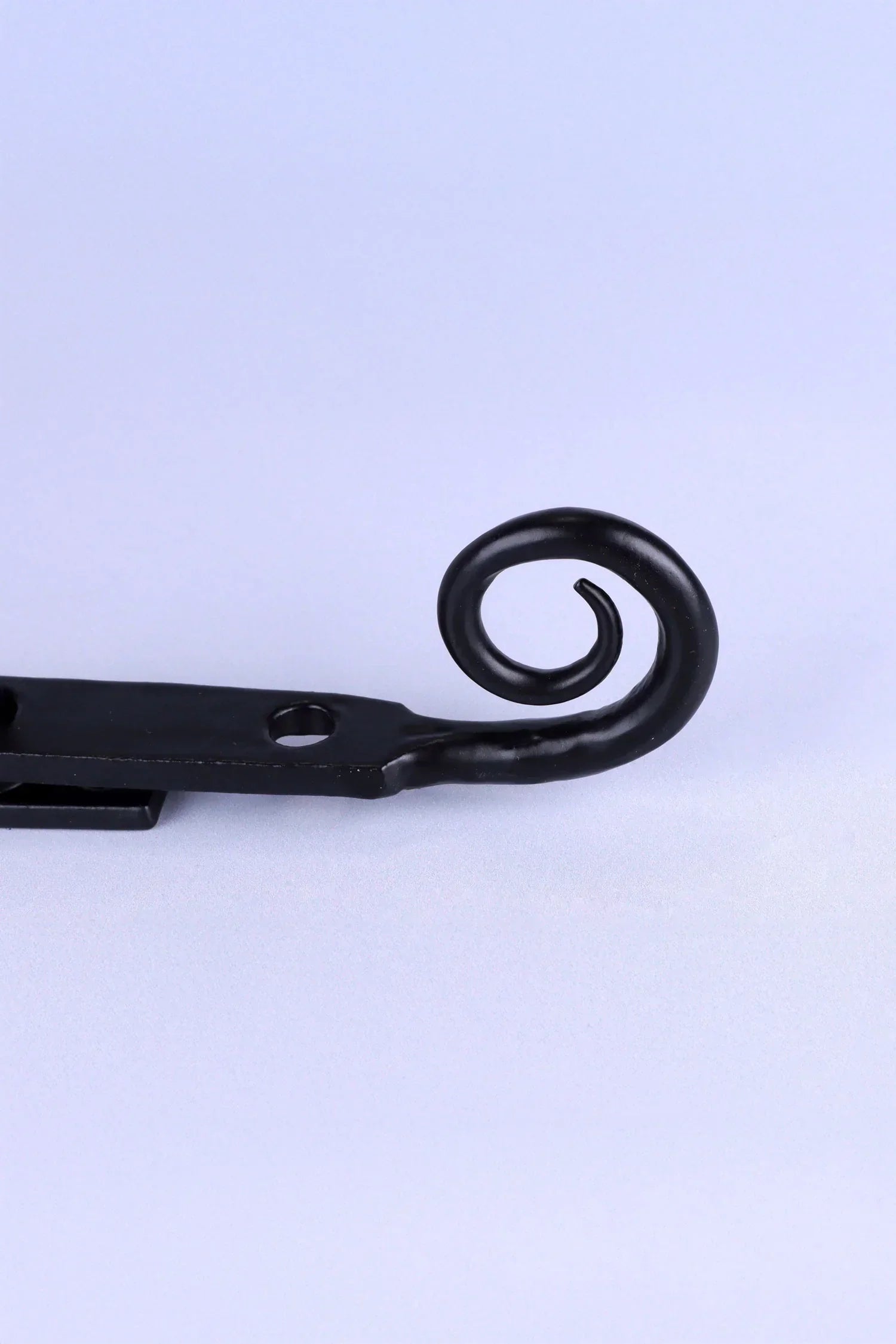 Hand-Forged Monkey Tail Window Stay, Black — view 7, G Decor