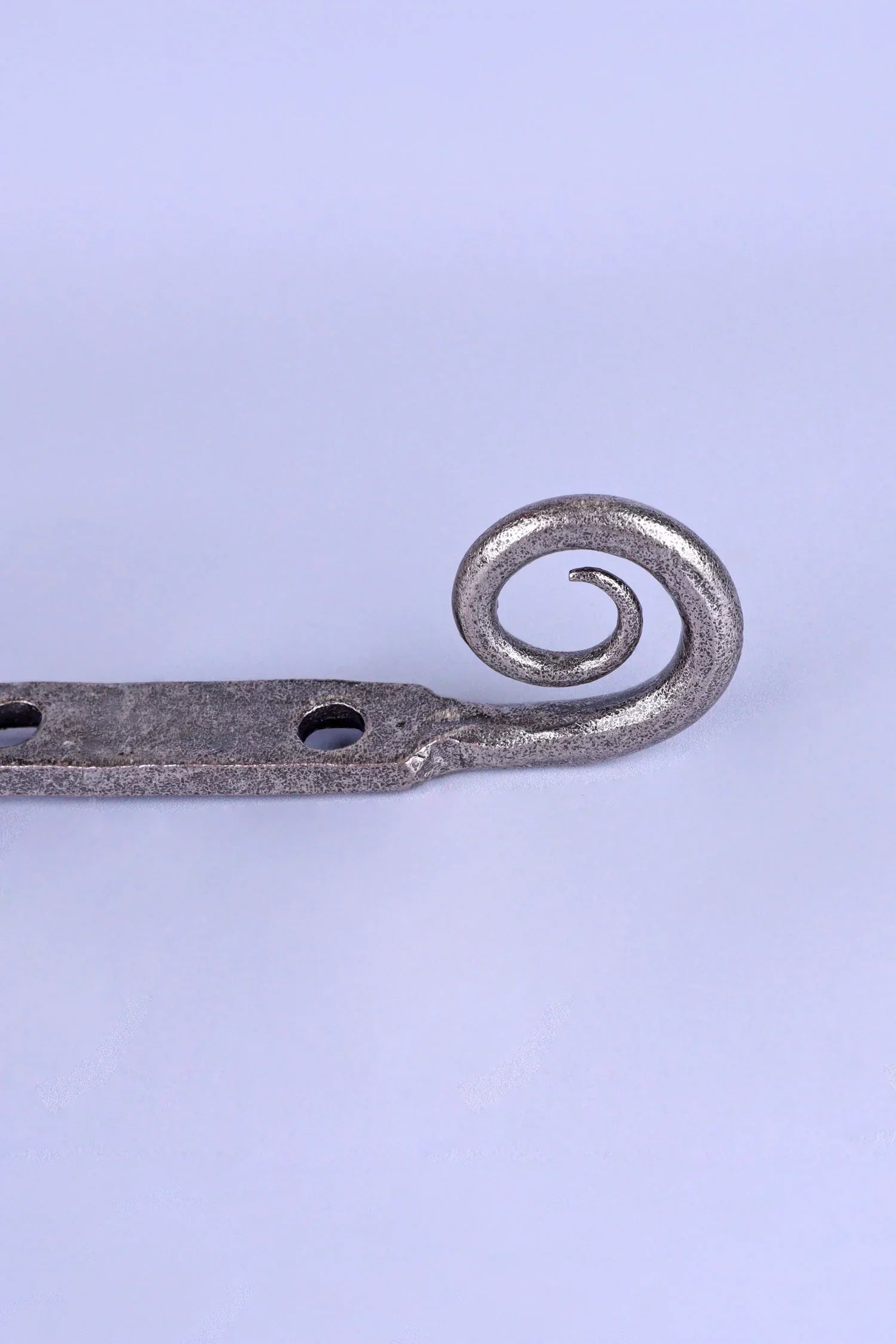 Hand-Forged Monkey Tail Window Stay, Pewter — view 6, G Decor