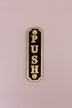 British Pub Black and Brass Raised-Letter Door Sign — view 5, G Decor