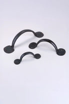 Coinbase Hand-Forged Iron Pull Handle in Beeswax — alternate view, G Decor