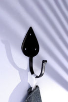 Traditional Teardrop Forged Wall Coat Hook — lifestyle view, G Decor