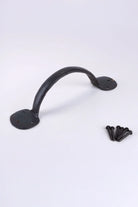 Coinbase Hand-Forged Iron Pull Handle in Beeswax — view 9, G Decor
