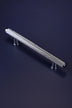 Chelsea Diamond-Knurled Brass Bar Pull Handle in Polished Chrome — view 7, G Decor