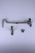 Hand-Forged Hook and Eye Cabin Fastener, Pewter — view 6, G Decor