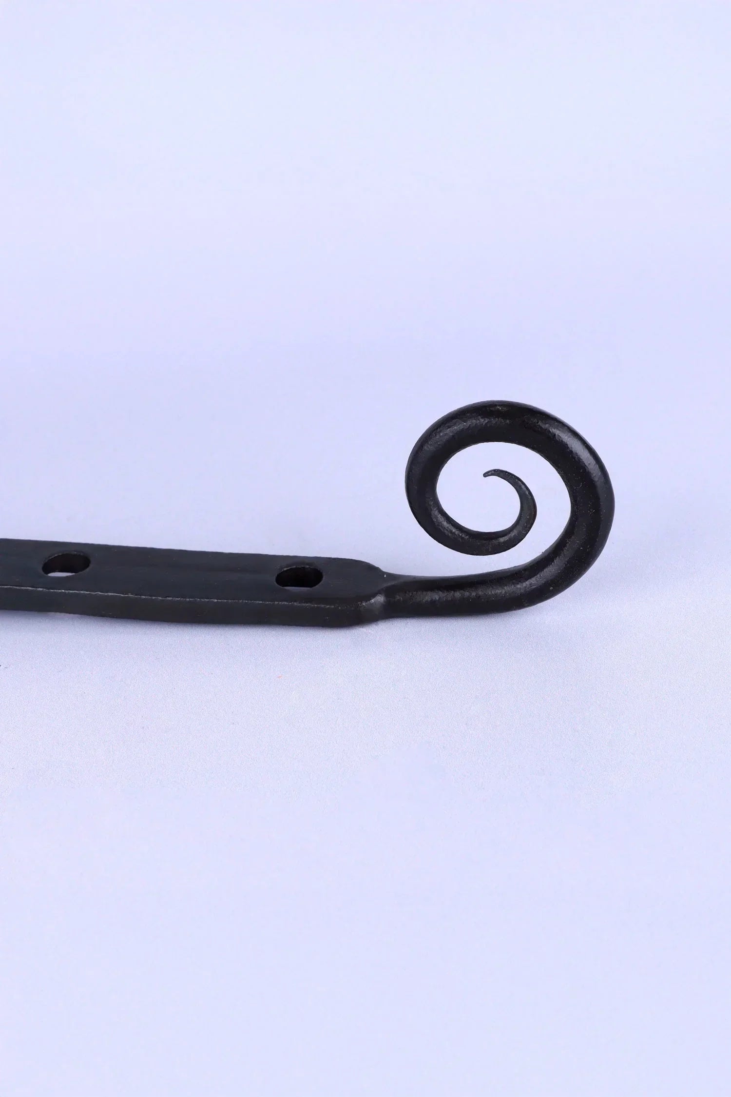 Hand-Forged Monkey Tail Window Stay, Beeswax — view 6, G Decor