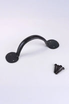 Coinbase Hand-Forged Iron Pull Handle in Beeswax — view 8, G Decor