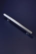 Chelsea Diamond-Knurled Brass Bar Pull Handle in Polished Chrome — view 8, G Decor