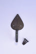 Traditional Teardrop Forged Wall Coat Hook — view 8, G Decor