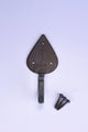 Traditional Teardrop Forged Wall Coat Hook Black, Beeswax or Pewter Finish