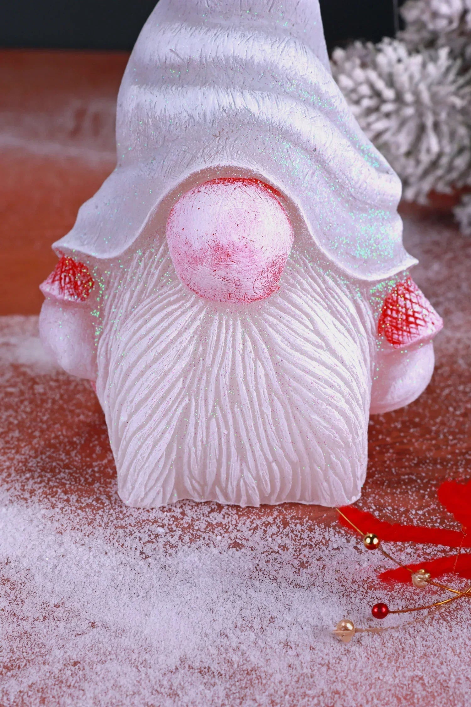 Norwegian Gnome Hand-Finished Sculptural Candle — view 5, G Decor