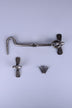 Hand-Forged Hook and Eye Cabin Fastener, Pewter — view 5, G Decor
