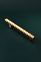 Belgravia Hexagonal Brass Bar Pull Handle in Satin Brass — view 8, G Decor
