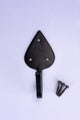 Traditional Teardrop Forged Wall Coat Hook Black, Beeswax or Pewter Finish