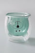 Teddy Bear Double-Walled Insulated Glass — close-up view, G Decor