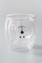 Teddy Bear Double-Walled Insulated Glass — lifestyle view, G Decor