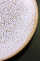 Amber Dawn Ceramic Tableware with Crackle Finish Contemporary Dinner Plates, Side Plates & Bowls in Warm Amber Tones - G Decor