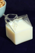 Amusing Milk Carton-Shaped Glass With Straw - G Decor