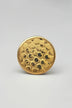 Antique Brass Honeywax Round Cabinet Pull Knob — view 6, G Decor