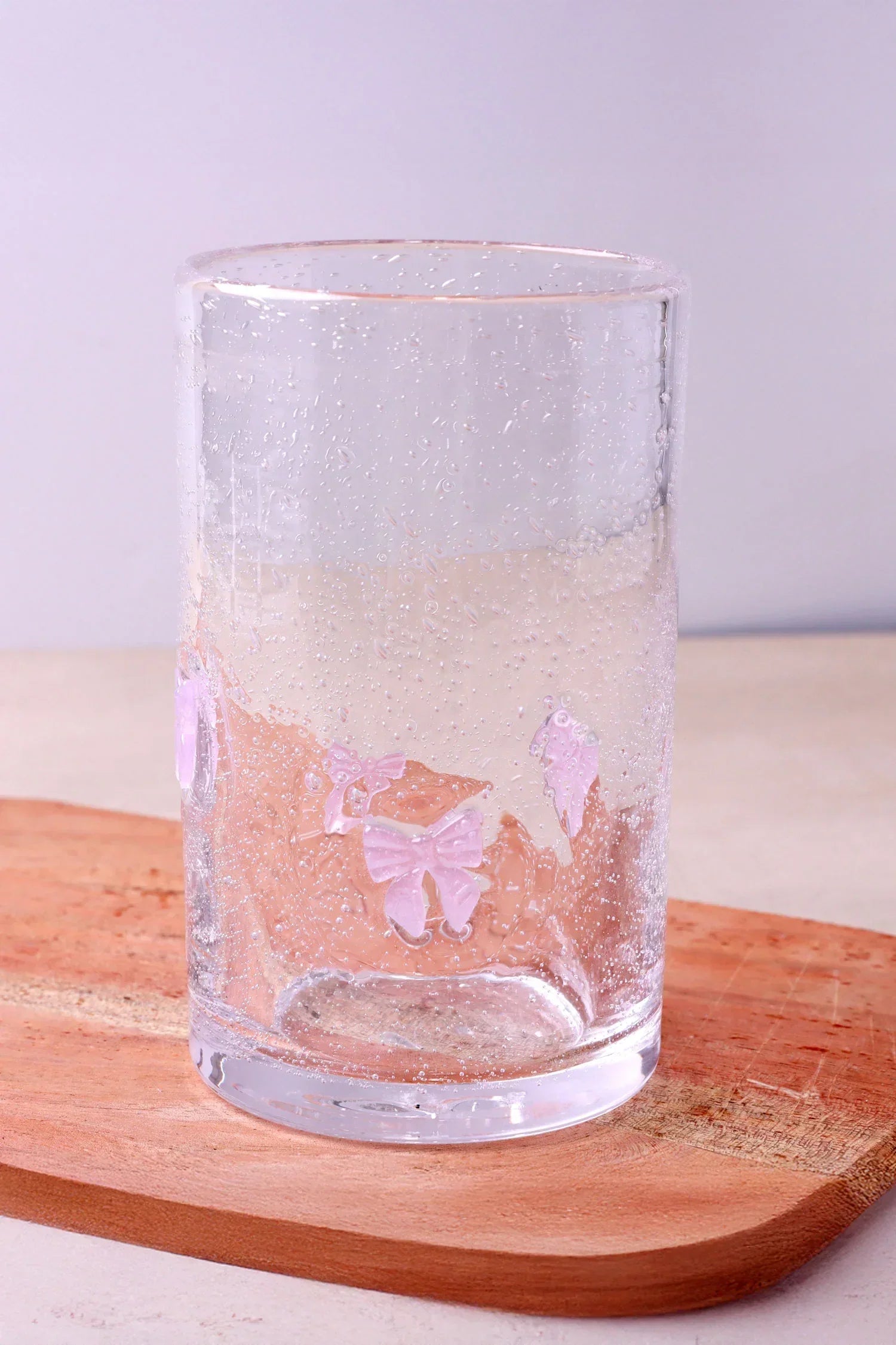 Berry and Bow Bubble Glasses Handmade Drinkware — view 5, G Decor
