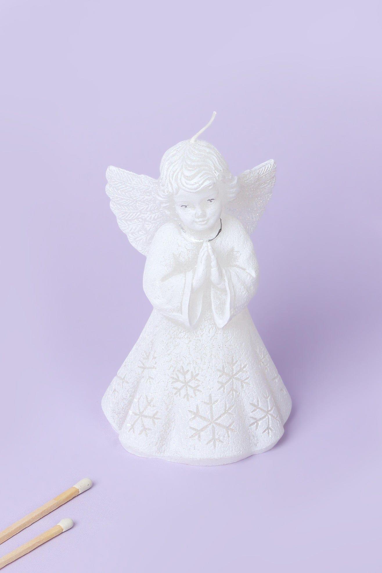 G Decor Candles & Candle Holders White Praying Christmas Angel Candle