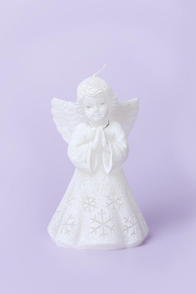 G Decor Candles & Candle Holders White Praying Christmas Angel Candle
