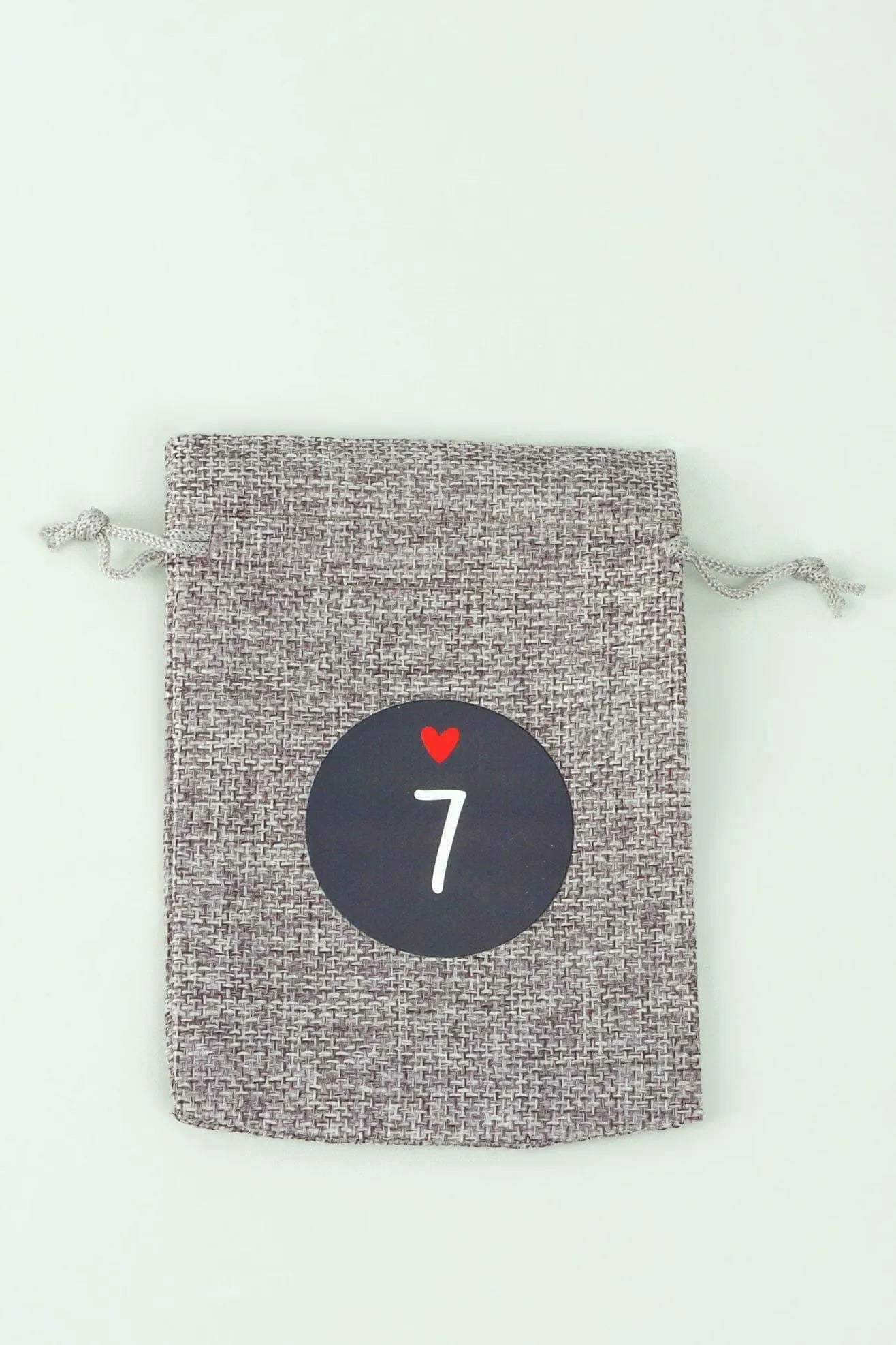 Blue and Grey Cloth Reusable Advent Calendar Bags — view 8, G Decor