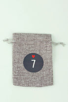 Blue and Grey Cloth Reusable Advent Calendar Bags — view 8, G Decor