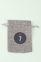 Blue and Grey Cloth Reusable Advent Calendar Bags - G Decor