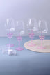 blush-bow-handmade-set-of-four-pink-wine-glasses-delicate-bow-design-stemware-g-decor-66925 - G Decor