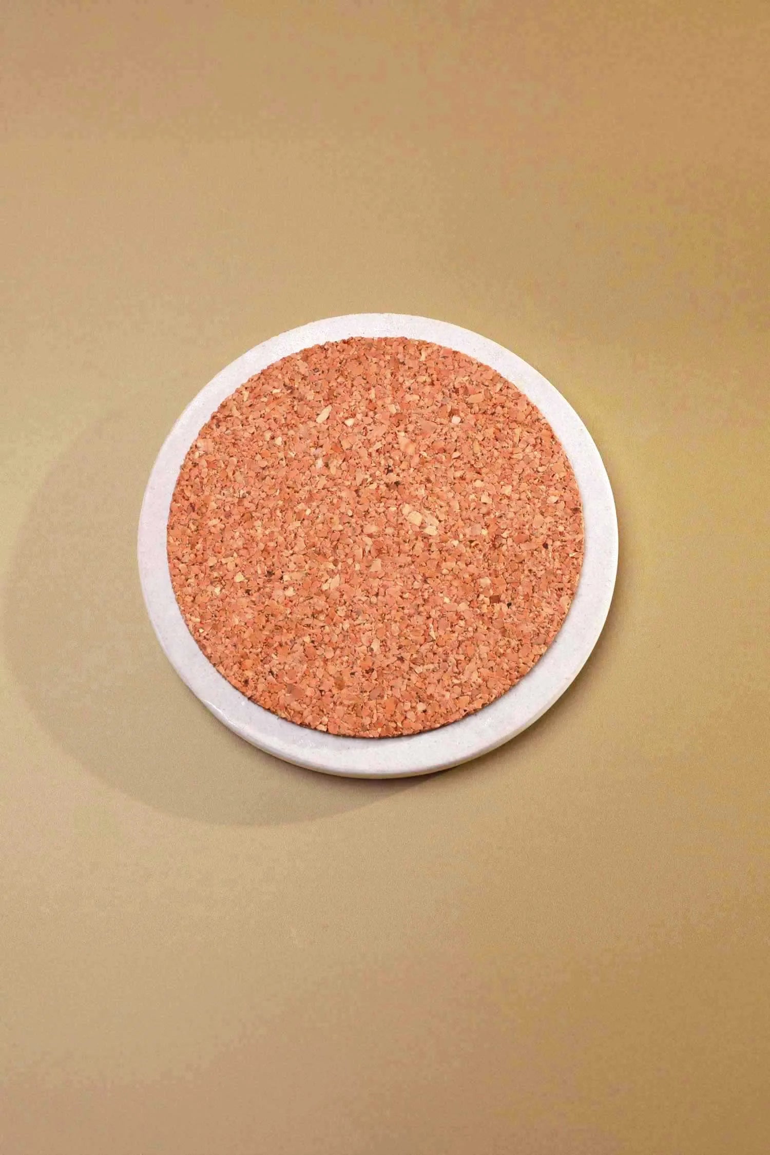 British Pub Bee Handcrafted Mosaic Coaster Black, White &amp; Gold Tile Art - G Decor