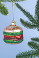Burger Glass Christmas Tree Bauble - G Decor