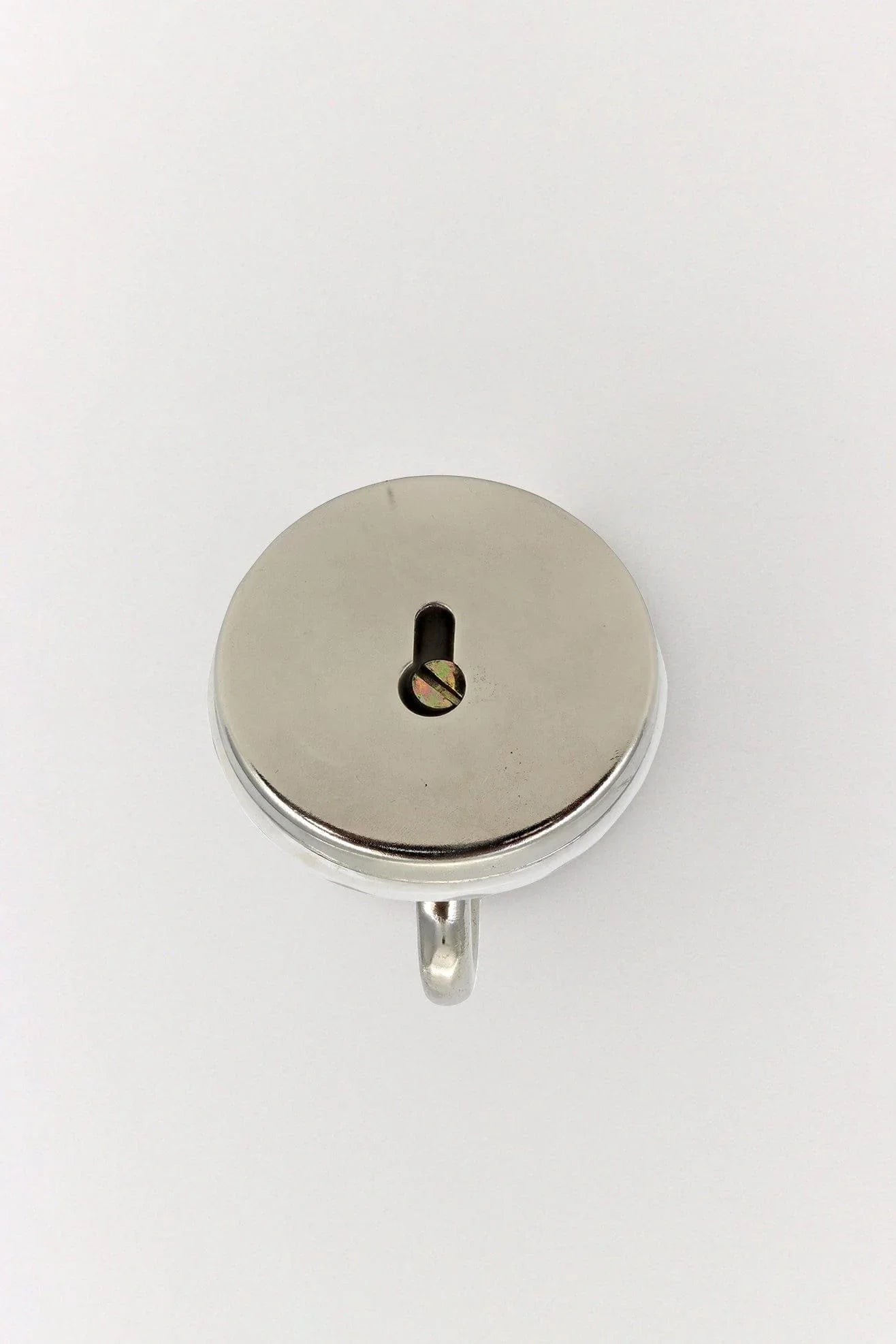 Cambridge Studio Patterned Ceramic Wall Hook with Chrome — view 6, G Decor