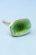 Capri Hand-Painted Ceramic Cabinet Knob — close-up view, G Decor
